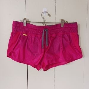 Lole hot pink track/running short